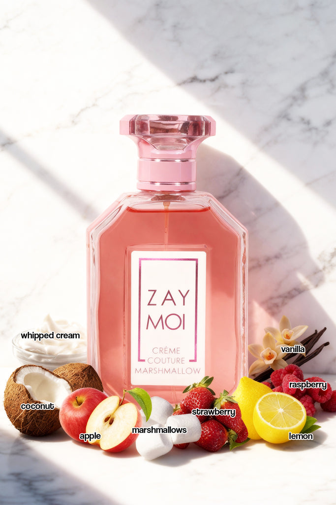 ZAY MOI CREME COUTURE MARSHMALLOW SPRAY PERFUME EAU DE PARFUM FOR WOMEN - 100ML/3.4FL.OZ. - Riah Fashion