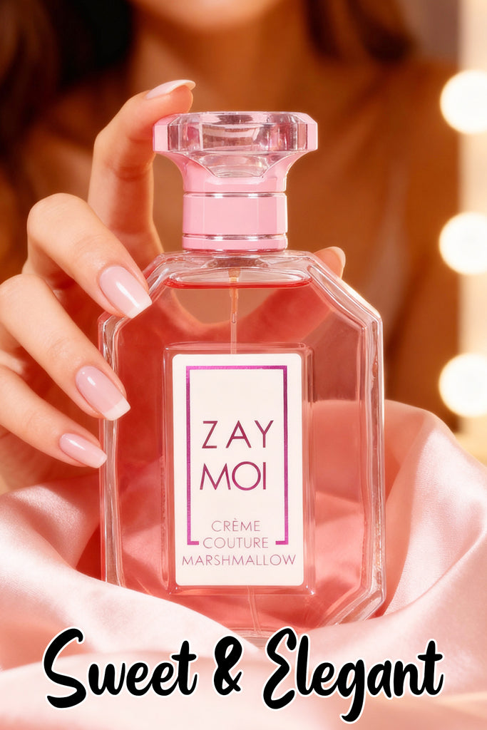 ZAY MOI CREME COUTURE MARSHMALLOW SPRAY PERFUME EAU DE PARFUM FOR WOMEN - 100ML/3.4FL.OZ. - Riah Fashion