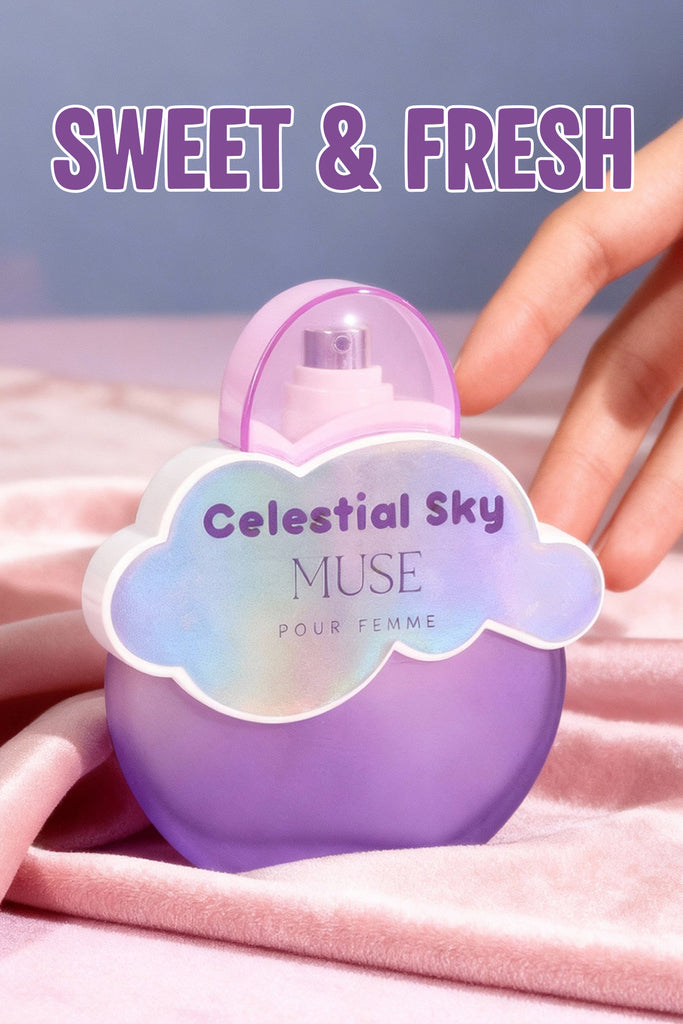 CELESTIAL SKY MUSE SPRAY PERFUME EAU DE PARFUM FOR WOMEN - 80ML/2.7FL.OZ. - Riah Fashion