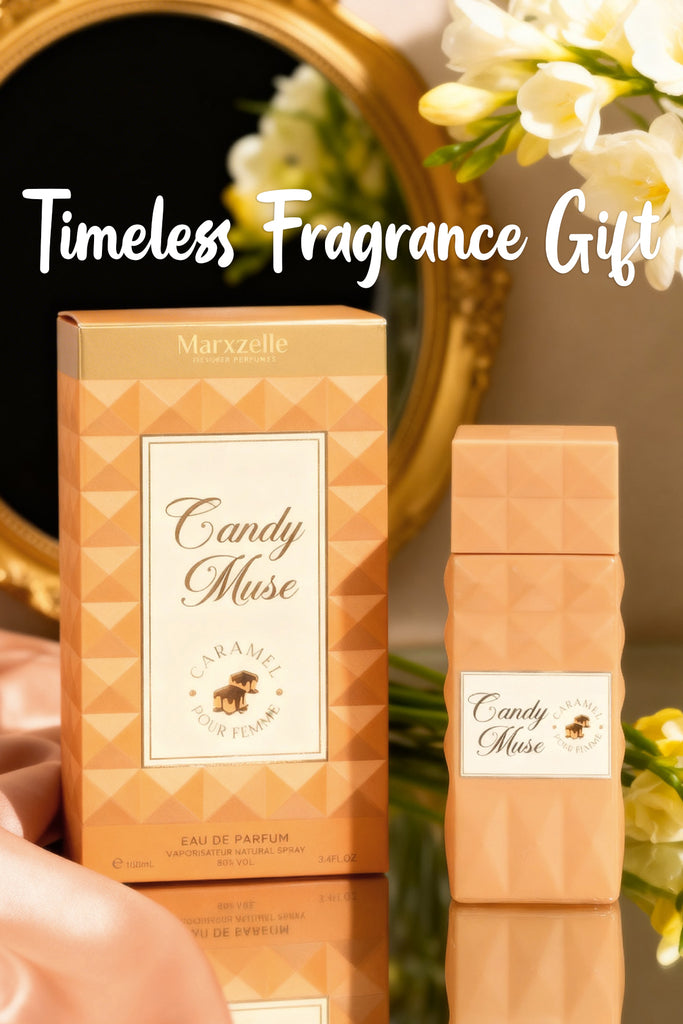 -MZ1510 - CANDY MUSE CARAMEL POUR FEMME SPRAY PERFUME EAU DE PARFUM FOR WOMEN - 100ML/3.4FL.OZ.