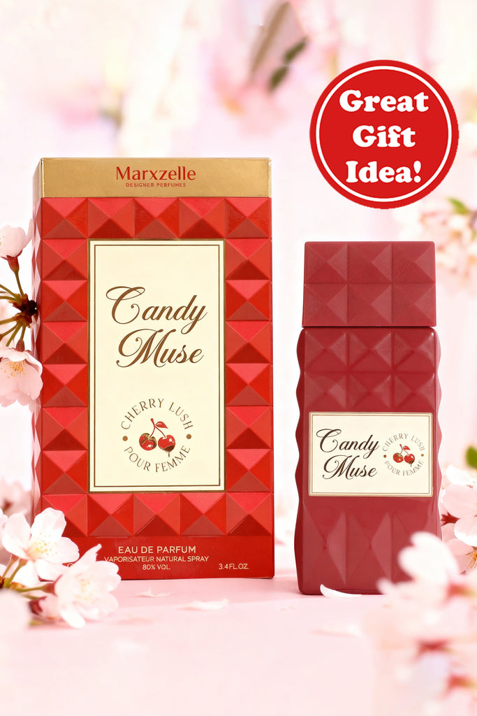 CANDY MUSE CHERRY LUSH POUR FEMME SPRAY PERFUME EAU DE PARFUM FOR WOMEN - 100ML/3.4FL.OZ.