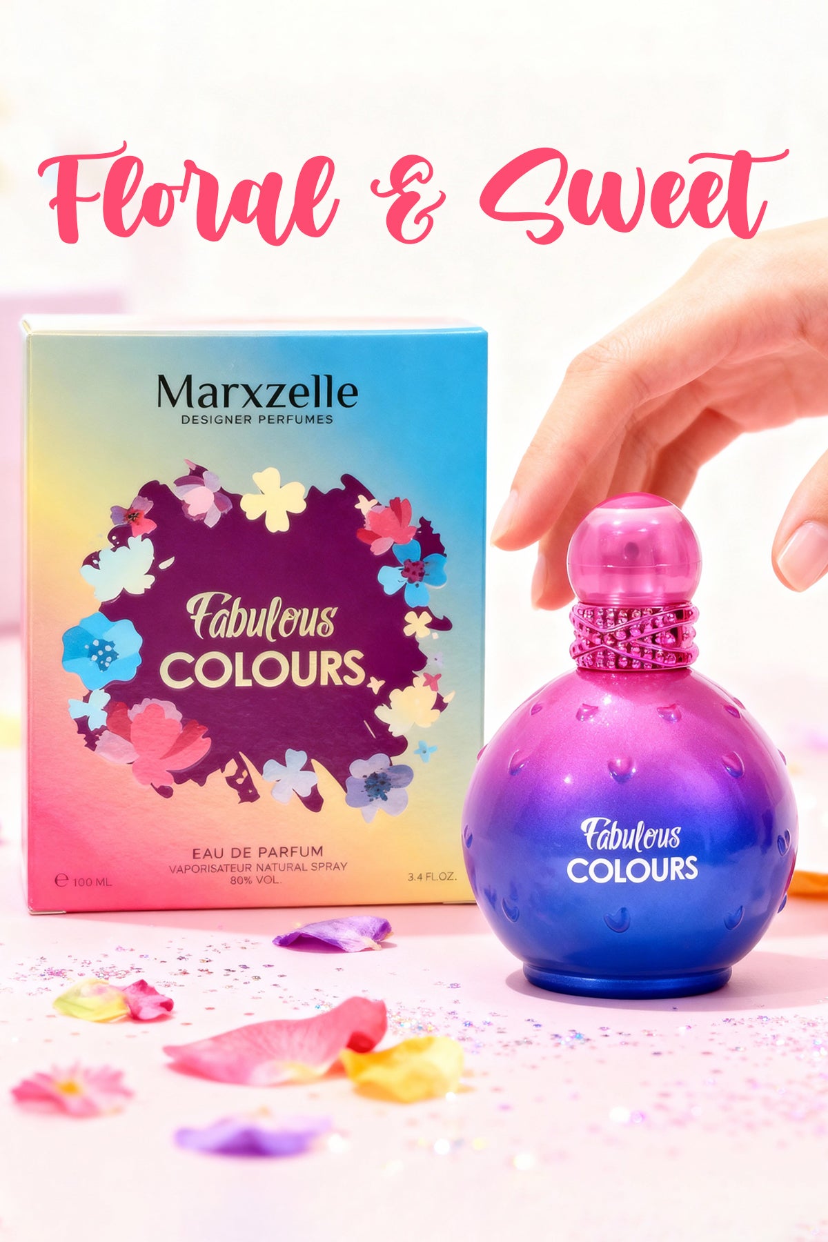 FABULOUS COLOURS SPRAY PERFUME EAU DE PARFUM FOR WOMEN - 100ML/3.4FL.O ...