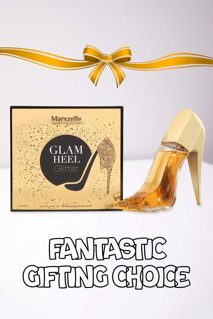 GLAM HEEL GLITTER SPRAY PERFUME EAU DE PARFUM FOR WOMEN - 90ML/3FL.OZ.