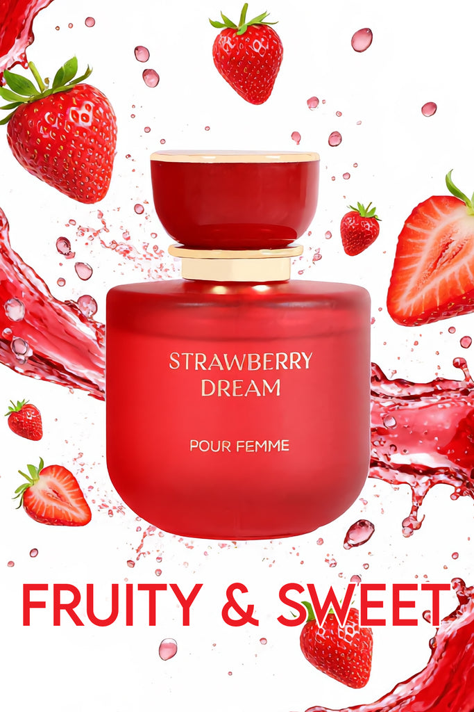 STRAWBERRY DREAM SPRAY PERFUME EAU DE PARFUM FOR WOMEN - 100ML/3.4FL.OZ.