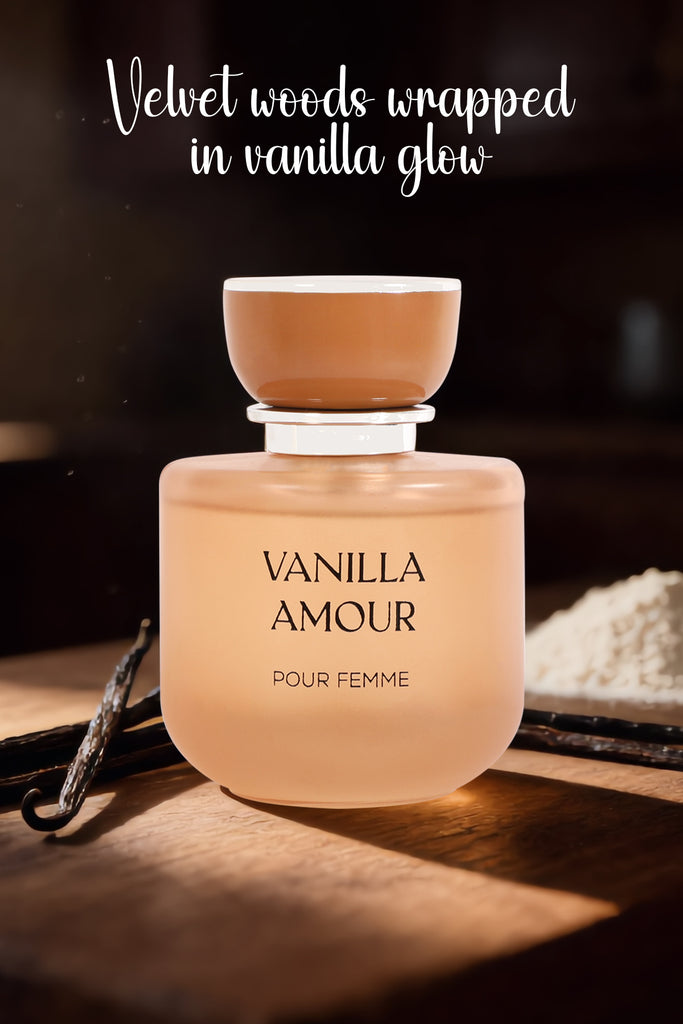 VANILLA AMOUR POUR FEMME SPRAY PERFUME EAU DE PARFUM FOR WOMEN - 100ML/3.4FL.OZ