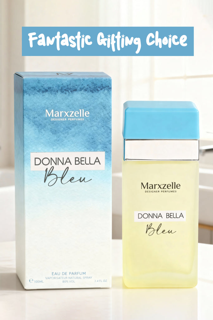 DONNA BELLA BLEU SPRAY PERFUME EAU DE PARFUM FOR WOMEN - 100ML/3.4FL.OZ. - Riah Fashion