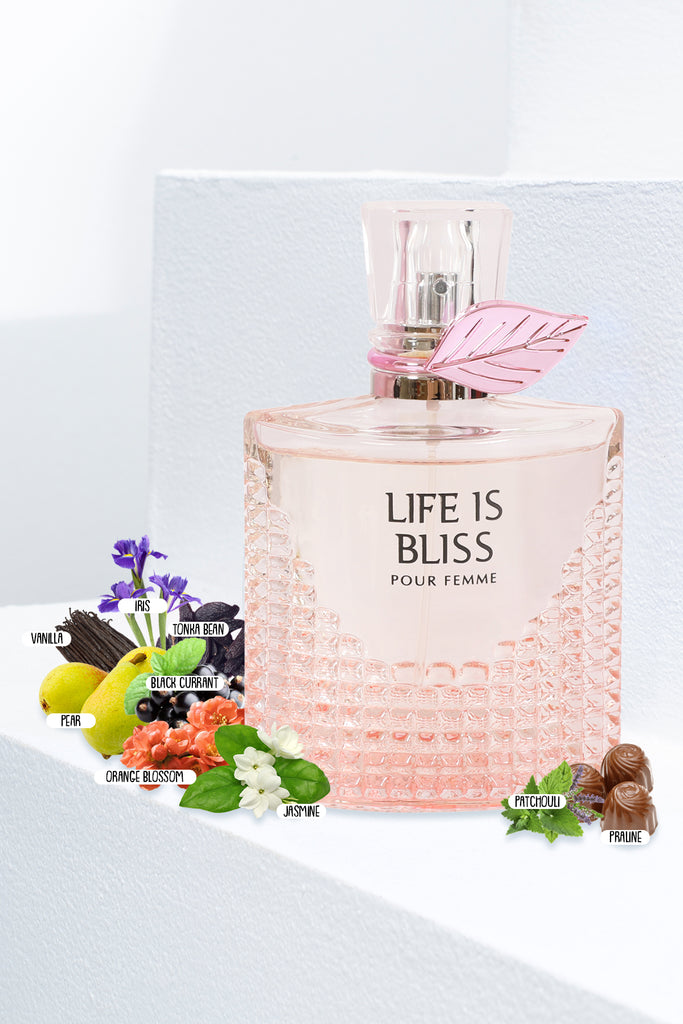 LIFE IS BLISS SPRAY PERFUME EAU DE PARFUM FOR WOMEN - 100ML/3.4FL.OZ. - Riah Fashion