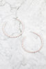 HEART PEARL HOOP EARRINGS
