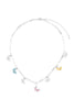 BUTTERFLY STATIONARY DAINTY CHARM NECKLACE