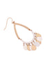 PE3575 - METAL OPEN CUT TEARDROP EARRINGS