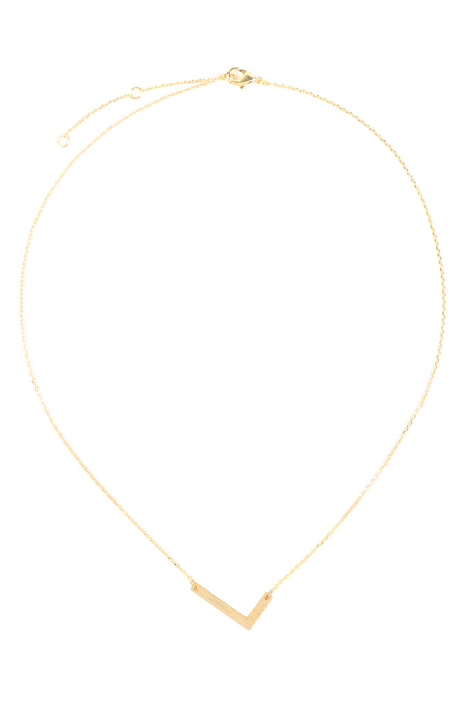 PN1673 - INITIAL ROUGH FINISH CHAIN NECKLACE