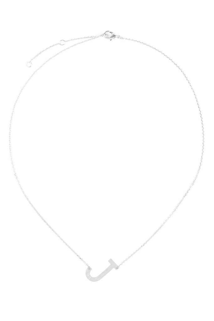PN1673 - INITIAL ROUGH FINISH CHAIN NECKLACE