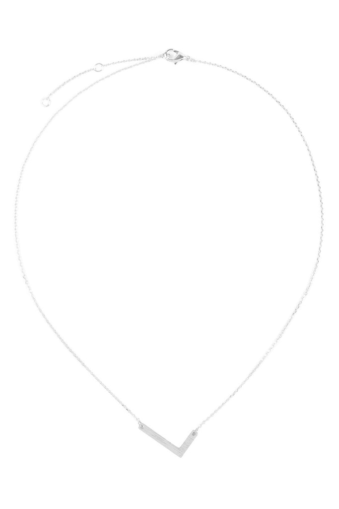 PN1673 - INITIAL ROUGH FINISH CHAIN NECKLACE