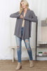 Long Sleeve Heavy Sweater Brush Cardigan