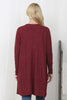 Dolman Sleeve Front Pocket Rib Brush Cardigan