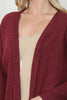 Dolman Sleeve Front Pocket Rib Brush Cardigan