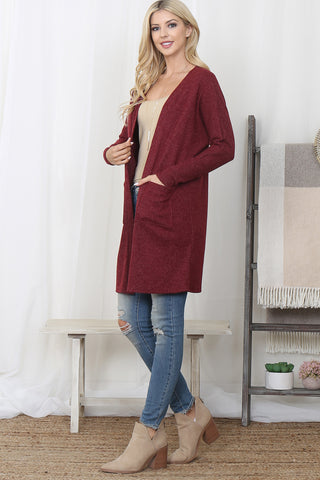 Open Front Hacci Cardigan | S-XL