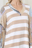 Paisley Long Sleeve Stripe Dress