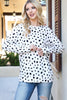 Animal Print Long Sleeve Pullover Top