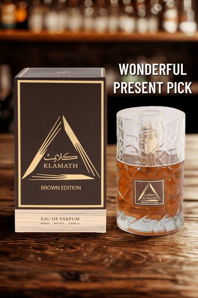 KLAMATH BROWN EDITION SPRAY PERFUME EAU DE PARFUM FOR MEN - 90ML/3.04FL.OZ.