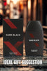 DARK BLACK SPRAY COLOGNE EAU DE TOILETTE FOR MEN - 100ML/3.4 FL.OZ.