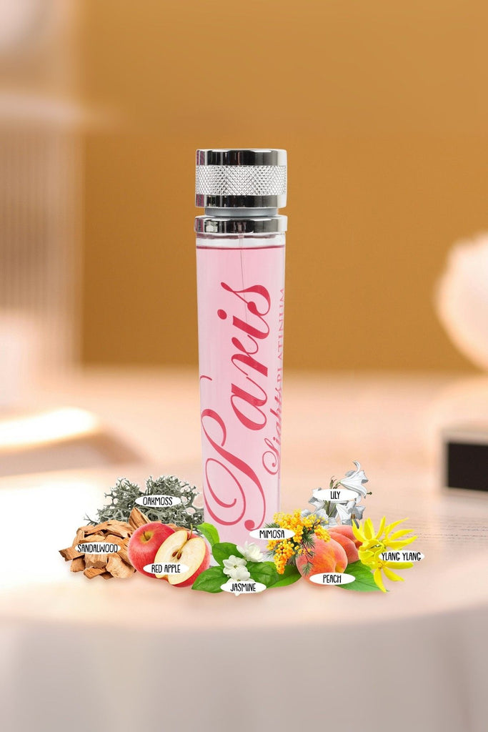 PARIS LIGHTS PLATINUM SPRAY PERFUME EAU DE PARFUM FOR WOMEN - 100ML/3.4 FL.OZ.