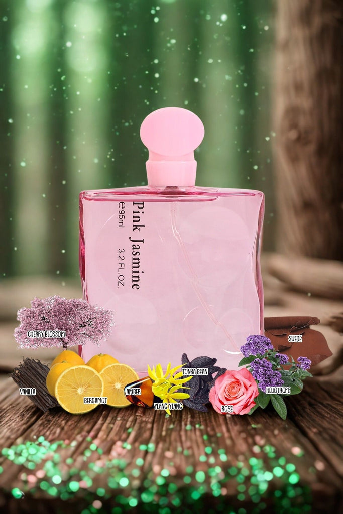 PINK JASMINE SPRAY PERFUME EAU DE PARFUM FOR WOMEN - 95ML/3.2 FL.OZ. - Riah Fashion