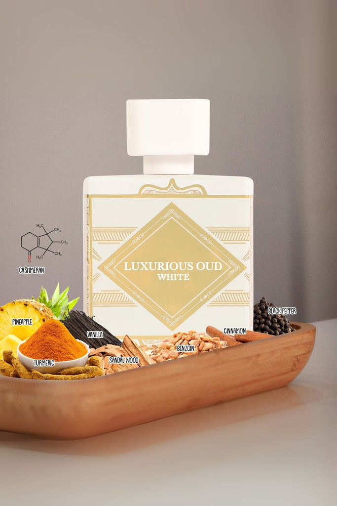 LUXURIOUS OUD WHITE SPRAY PERFUME EAU DE PARFUM FOR WOMEN - 100ML/3.4FL.OZ. - Riah Fashion