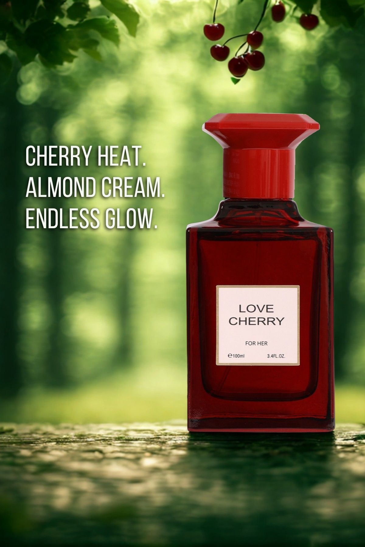 LOVE CHERRY SPRAY PERFUME EAU DE PARFUM FOR WOMEN - 100ML/3.4 FL.OZ ...