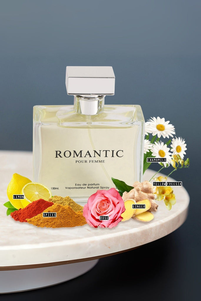 ROMANTIC SPRAY PERFUME EAU DE PARFUM FOR WOMEN - 100ML/3.4