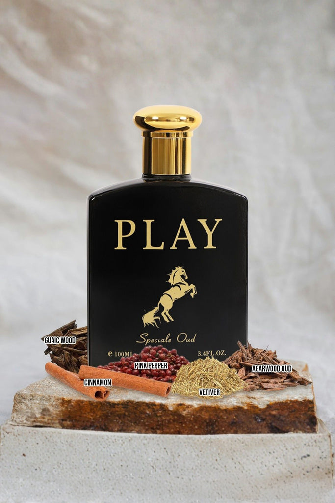 PLAY SPECIALE OUD SPRAY COLOGNE EAU DE TOILETTE FOR MEN - 100ML/3.4 FL.OZ. - Riah Fashion