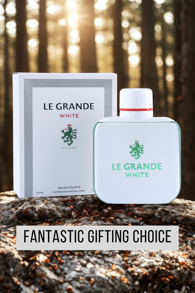Le Grande White Spray Cologne For Men 100ml/3.4 fl.oz. - Riah Fashion