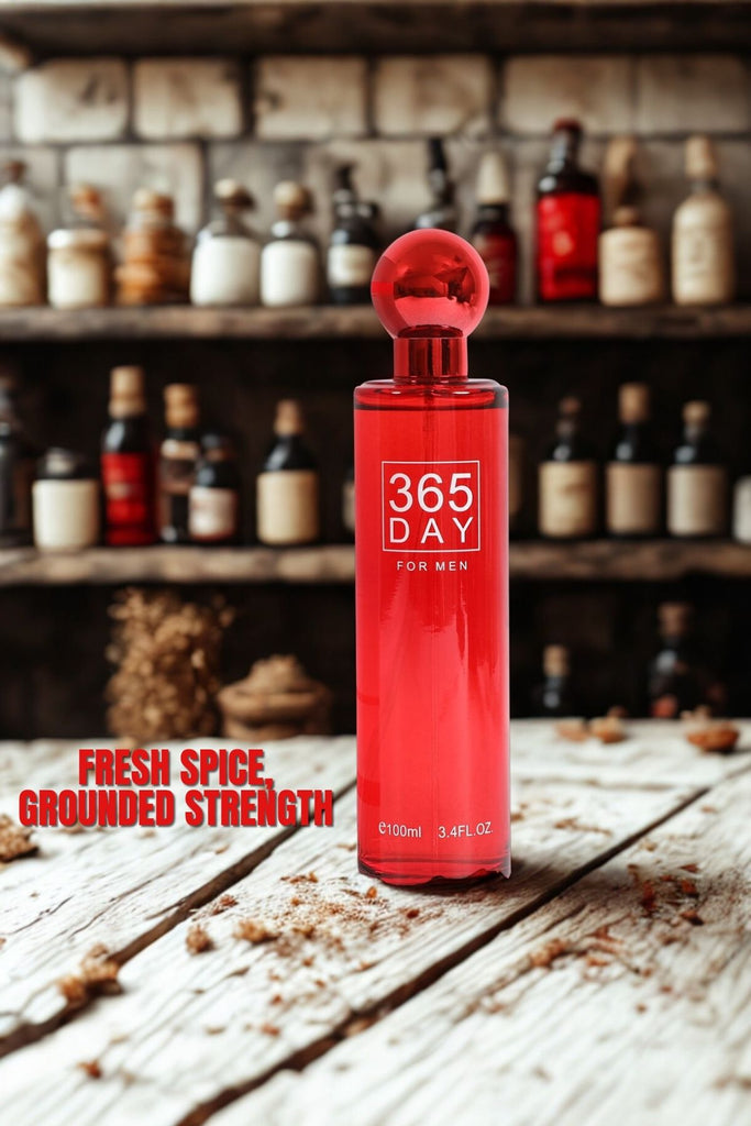 365 DAY FOR MEN RED SPRAY COLOGNE EAU DE TOILETTE FOR MEN - 100ML/3.4 FL.OZ.