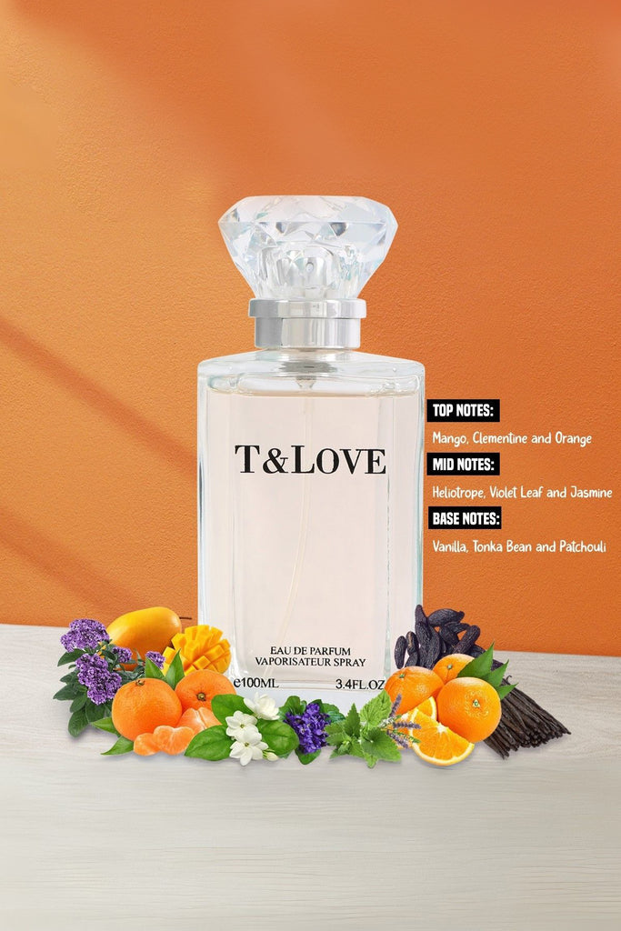 T&LOVE SPRAY PERFUME EAU DE PARFUM FOR WOMEN - 100ML/3.4 FL.OZ.
