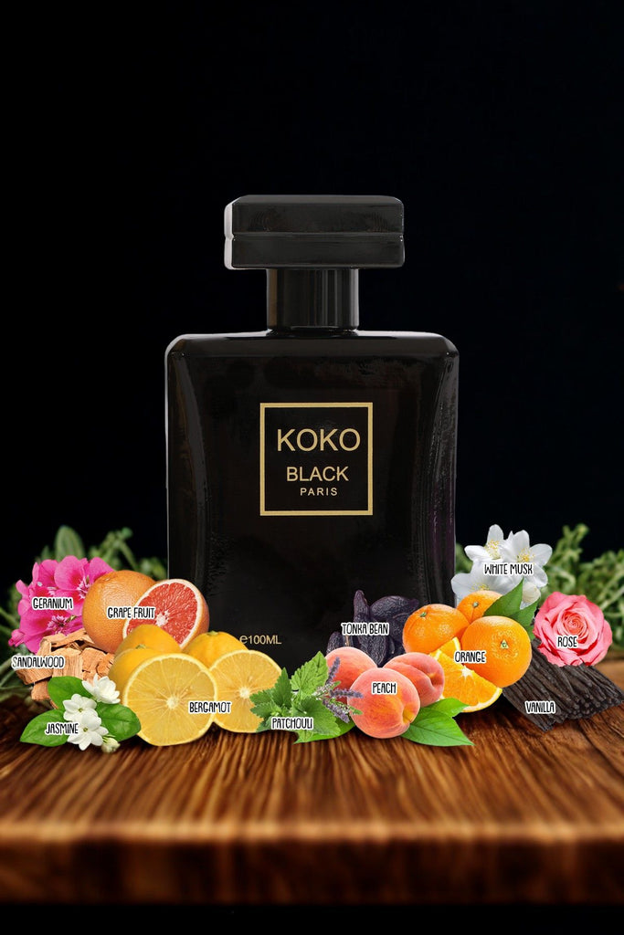 KOKO BLACK SPRAY PERFUME EAU DE PARFUM FOR WOMEN - 100ML/3.4 FL.OZ