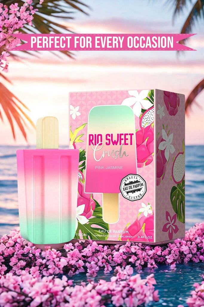 RIO SWEET CRUSH PINK JASMINE SPRAY PERFUME EAU DE PARFUM FOR WOMEN - 100ML/3.4 FL.OZ.
