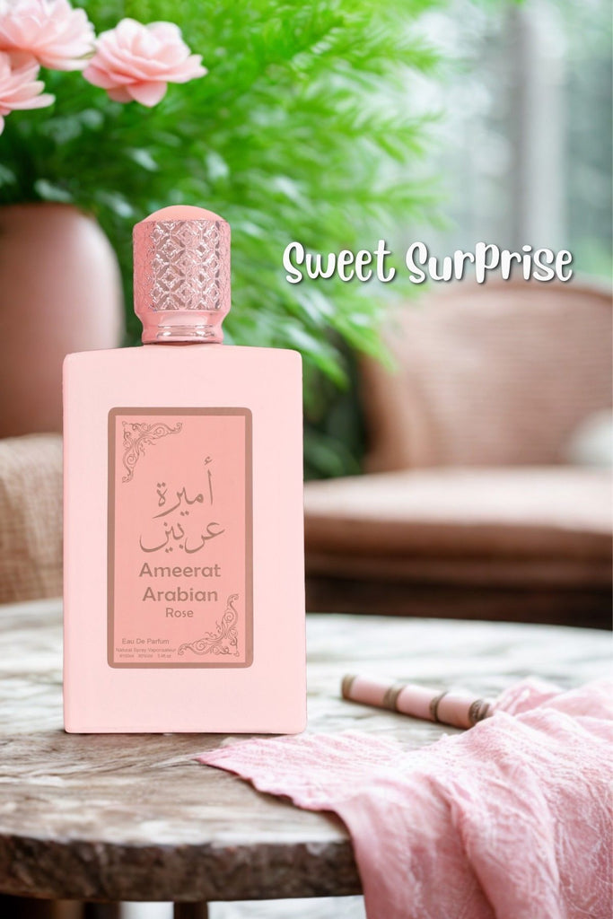 AMEERAT ARABIAN ROSE SPRAY PERFUME EAU DE PARFUM FOR WOMEN - 100ML/3.4FL.OZ.