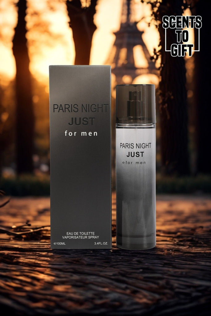 PARIS NIGHT JUST FOR MEN SPRAY COLOGNE EAU DE TOILETTE - 100ML/3.4 FL.OZ.
