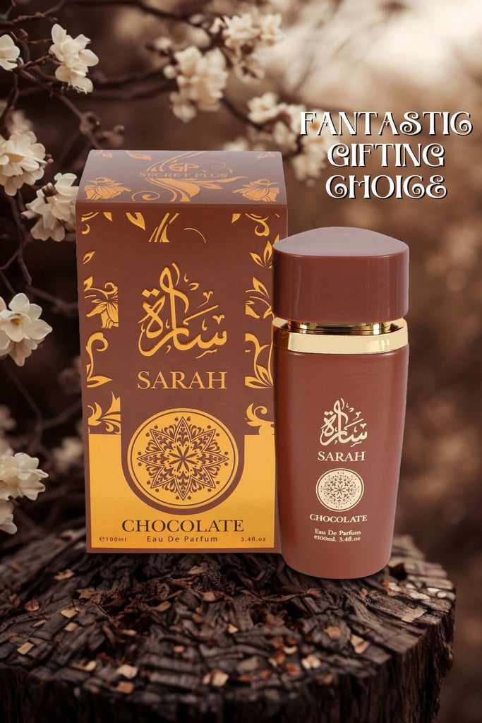 SARAH CHOCOLATE SPRAY PERFUME EAU DE PARFUM FOR MEN AND WOMEN- 100ML/3.4 FL.OZ.