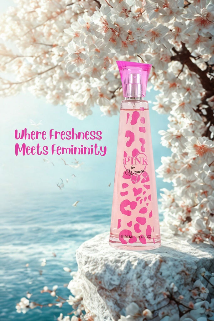 PINK SPRAY PERFUME EAU DE PARFUM FOR WOMEN - 100ML/3.4 FL.OZ.