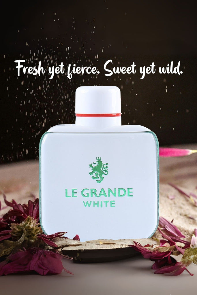 Le Grande White Spray Cologne For Men 100ml/3.4 fl.oz. - Riah Fashion