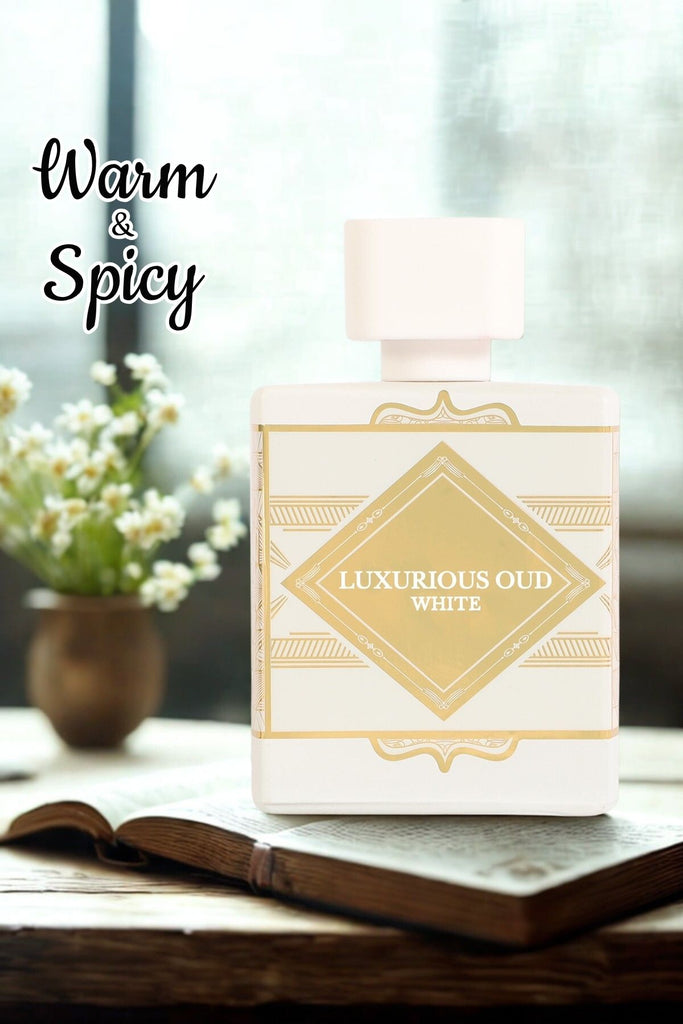 LUXURIOUS OUD WHITE SPRAY PERFUME EAU DE PARFUM FOR WOMEN - 100ML/3.4FL.OZ. - Riah Fashion