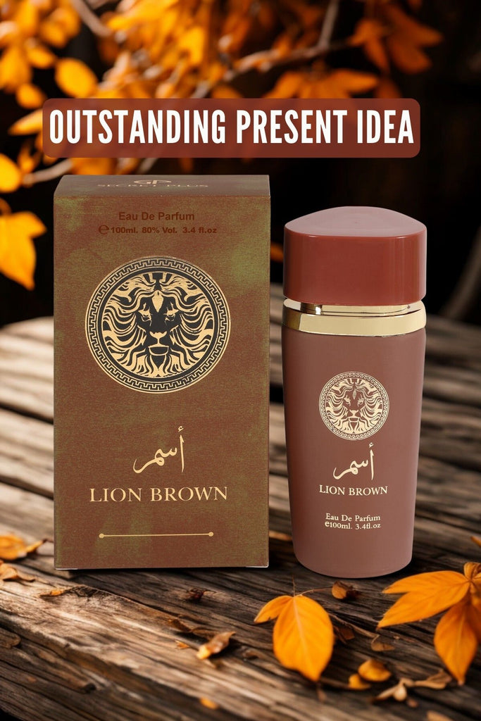 LION BROWN SPRAY PERFUME EAU DE PARFUM FOR MEN - 100ML/3.4FL.OZ. - Riah Fashion