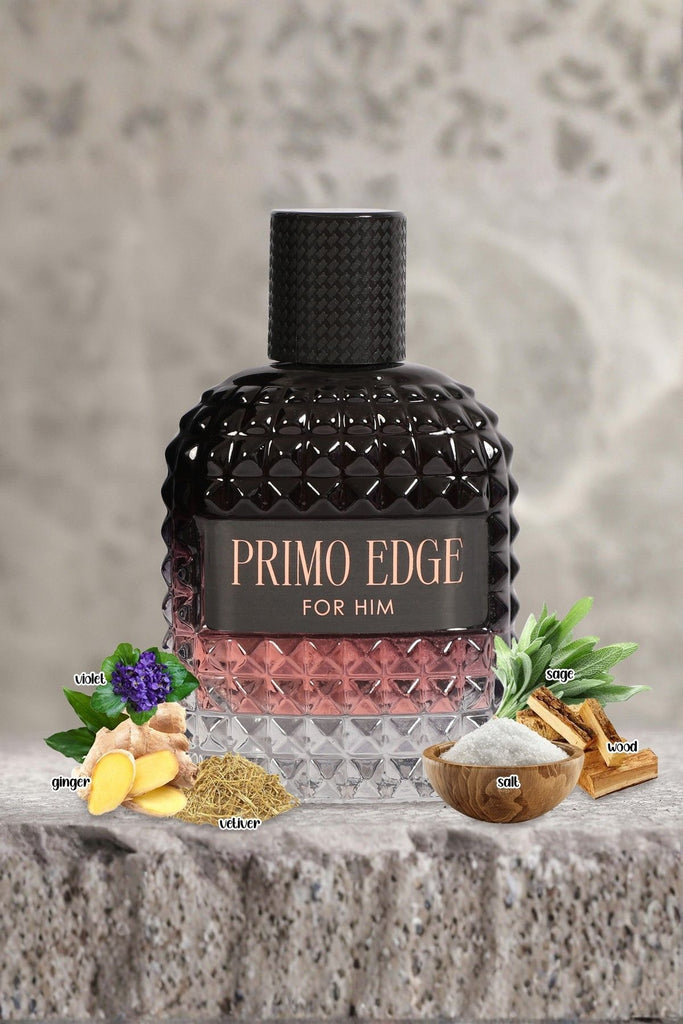 PRIMO EDGE SPRAY PERFUME EAU DE PARFUM FOR MEN - 100ML/3.4FL.OZ. - Riah Fashion