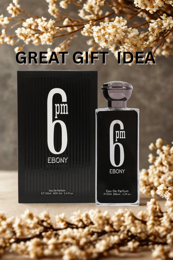6PM EBONY SPRAY PERFUME EAU DE PARFUM FOR MEN - 100ML/3.4 FL.OZ.