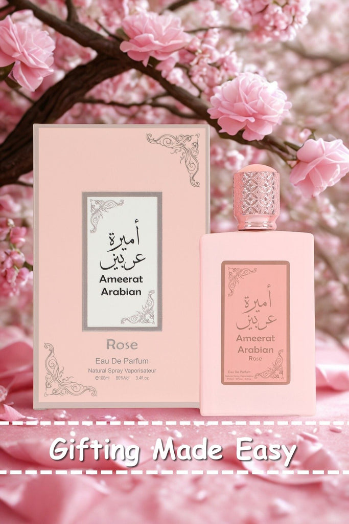 AMEERAT ARABIAN ROSE SPRAY PERFUME EAU DE PARFUM FOR WOMEN - 100ML/3.4FL.OZ.