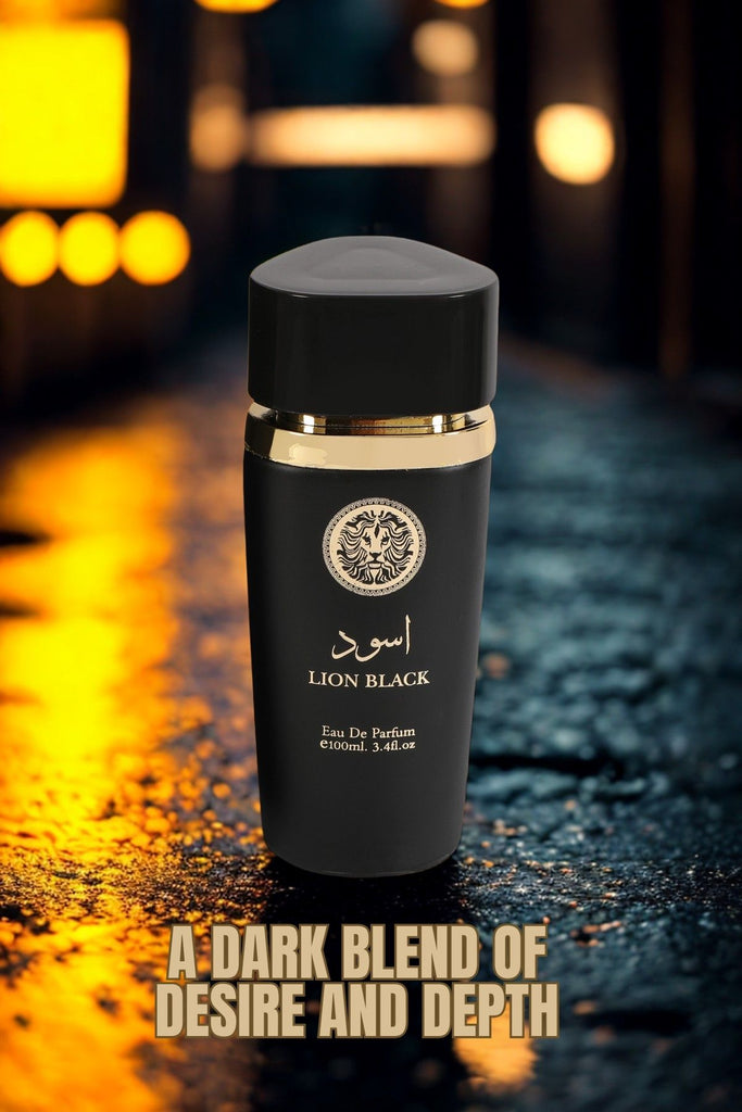 LION BLACK SPRAY PERFUME EAU DE PARFUM FOR MEN - 100ML/3.4 FL.OZ.