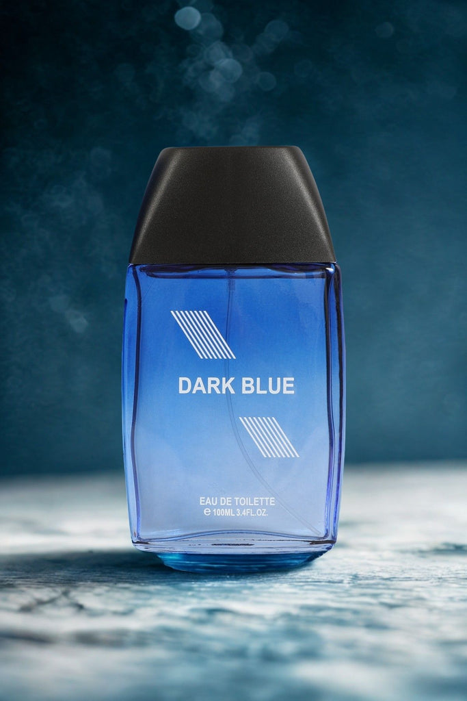 DARK BLUE SPRAY COLOGNE EAU DE TOILETTE FOR MEN - 100ML/3.4 FL.OZ.