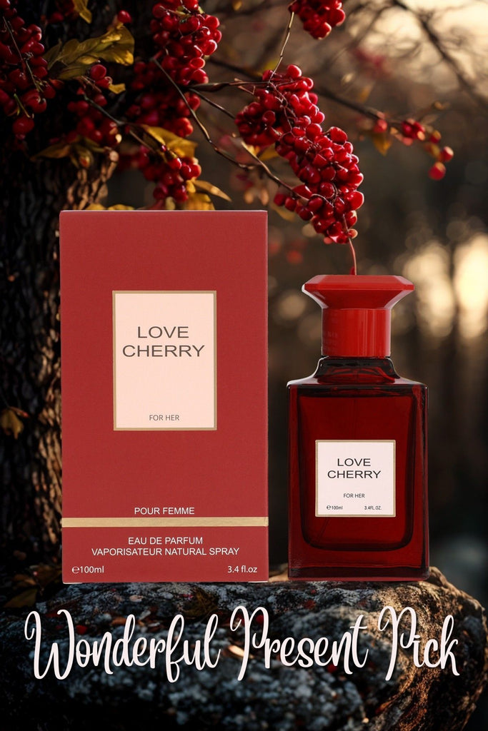 LOVE CHERRY SPRAY PERFUME EAU DE PARFUM FOR WOMEN - 100ML/3.4 FL.OZ.