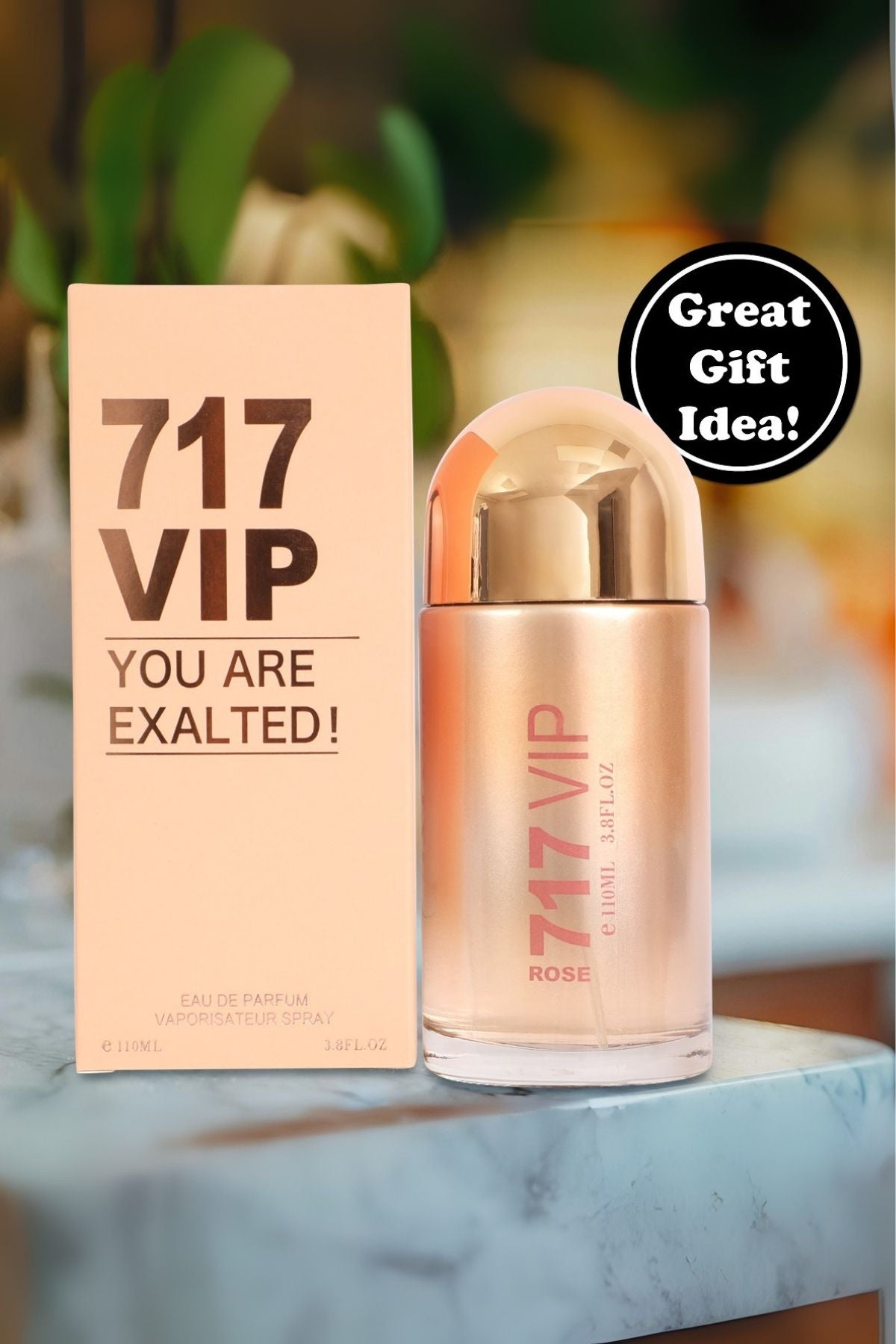 717 VIP ROSE SPRAY PERFUME EAU DE PARFUM FOR WOMEN - 110ML/3.8 FL.OZ ...